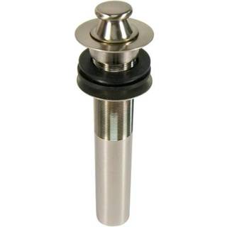 Kingston Brass EV3008 L?ft og drej dr?n uden overl?b 17 gauge b?rstet nikkel