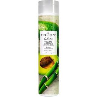 Nyd holistisk volumenshampoo pH 5,0-6,0 for alle hårtyper shampoo til farvebehandlet hårshampoo til mænd og kvinder krøllet hårshampoo - 10 oz.