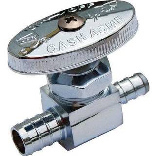 Sharkbite 1/2 tommer x 3/8 tommer Crimp Multi-Turn Straight Stop messing VVS-passende PEX-r?r PE-RT 23062LF