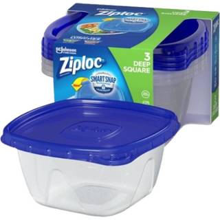 Ziploc Plastic Food Storage Container Set klar pakke p? 3