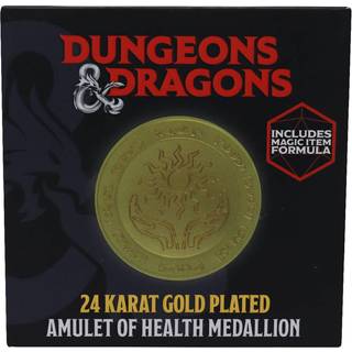FaNaTtik - Dungeons & Dragons 24k Gold Plated Amulet of Health Medallion