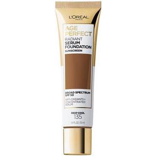 L'Oreal Paris Age Perfect Radiant Serum Foundation med SPF 50 Deep Cool 1 Ounce