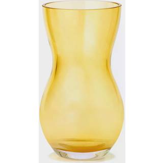 Calabas Vase H16 cm amber