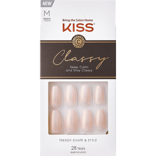KISS Classy Nails Cozy Meets Cute kunstige negle Medium 28 stk. - 28 stk.