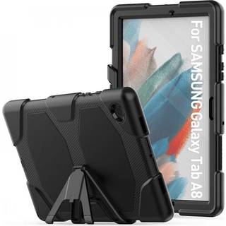 Samsung Galaxy Tab A8 10.5" (2021) Tech-Protect Survive Cover m. Beskyttelsesfilm & Kickstand - Sort