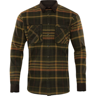 Härkila Pajala skjorte Green/Brown XL -