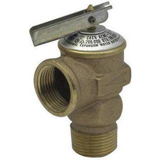 Cash Acme 3/4 tommer RV FWL-2 Trykaflastningsventil Bronze 75 PSI 14917-0075
