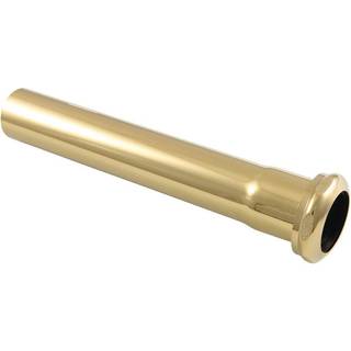 Vandhaner EVP1002 ?rhundrede 8-tommer x 1-1/4 tommer O.D Slip Joint Brass Extension Tube Poleret messing