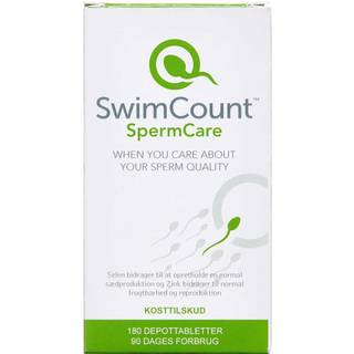 SwimCount SpermCare Kosttilskud med Selen og Zink - 60 tabl. 60 tabl.