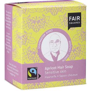 Fair Squared - Økologisk Abrikos Shampoobar Til Sensitive Hovedbund, 160 gram