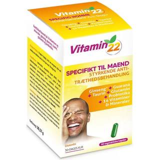 Vitamin 22 Specifik for mænd - 60 kaps.