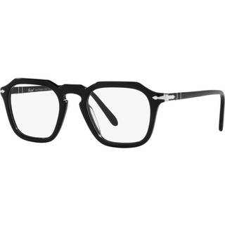 Persol Unisex PO3292V 95 Optiske stel Acetat Sort Transparent Firkantet Normal