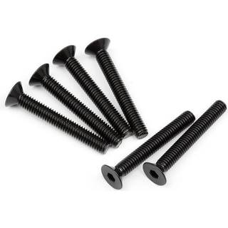 HPI - HP107908 - Flat Head Screw M4X30Mm (Hex Socket/6Pcs)