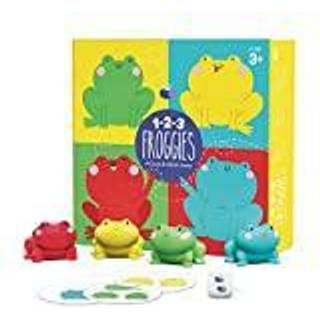 Uddannelsesindsigt 1-2-3 Froggies Counting & Color Matching Game for b?rnehaver og sm?b?rn til 2-4 spillere sjov familiebr?tspil for b?rn i alder