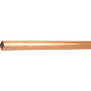Kobberrør hård 12 mm x 2000 mm (På lager i butik)