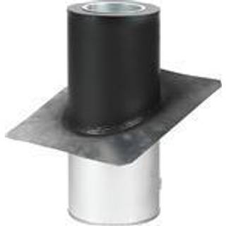 Exhausto taggennemføring | TGR - Ø200 mm - 55° - Zink Flange (OBS: se bemærkning omkring taghældning)