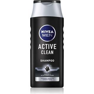 Nivea Men Active Clean Shampoo med aktiveret trækul til mænd 250 ml - 250 ml