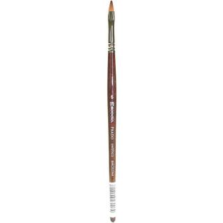 Speedball Art Products Escoda Prado Series Artist Watercolor & Acrylic Short Handle Bright PAINE Børste Størrelse 6 Syntetisk sabel
