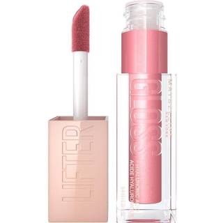 Maybelline Lifter Gloss Hydraterende lipgloss med hyaluronsyre Hj glans til fyldigere udseende lber Messing Pink Neutral 0,18 Ounce