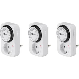 Goobay timer16A, 3500W (3-stk) - Hvidt