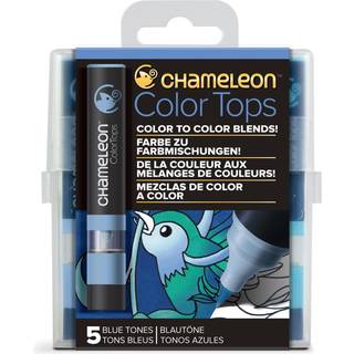 Chameleon 5 Pen Blue tones color tops set