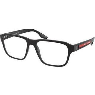 Prada Linea Rossa Mand PS 04NV DG01O1 Optiske stel Plast Sort-opaque Firkantet