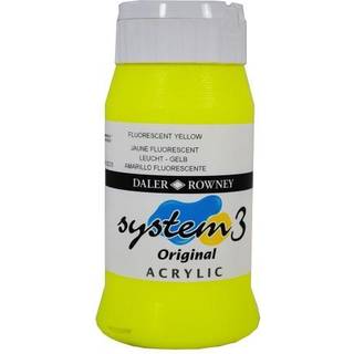 System 3 Acrylic 500 ml. Metallic & Neon Fluo Orange
