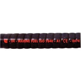 Brændstofslange Hoses Technology CARBOPOMP/M/15C, ISO 7840 A1, NBR-gummi med forstærkning, 38 mm (1 1/2"), 1 meter, sort
