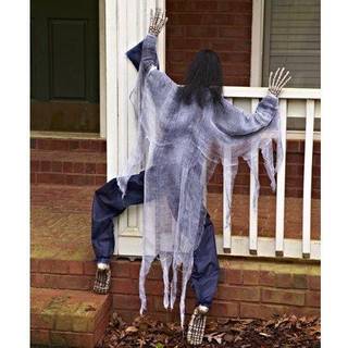 Fassadenkletter Skelett schwarz 152 cm