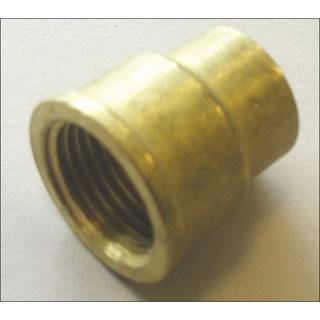 Formindsker muffe 1/2" x 3/8" messing