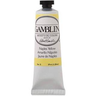 Gamblin Napoli Yellow Hue Artist Oil 37ml 1,25 ounce (pakke med 1)