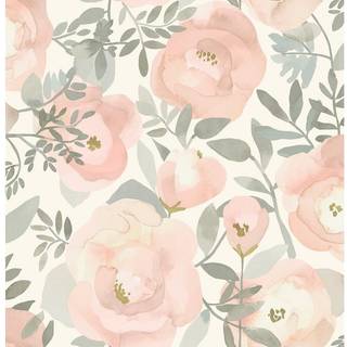 Nuwallpaper Rose Peachy Keen Peel & Stick tapet