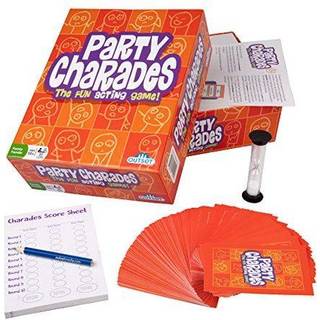Party Charades-Outset Media The Fun Acting Party Game Team-VS-Team Family Game Night Ages 10+ 2+ hold