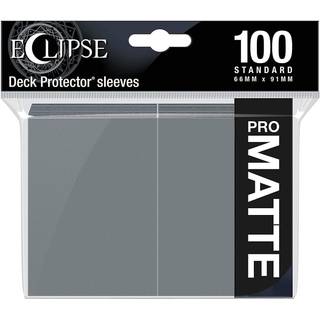 Eclipse Matte Standard Sleeves: Smoke Grey (100 Sleeves)