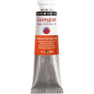 Georgian Water Mixable Oil Colour, vandopløselig oliefarve 37 ml Cadmium Red Light Hue 505