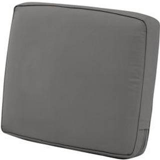 Klassiska tillbehör montlake vattenbeständig 25 x 18 x 4 tum uteplats lounge baksida kudde lätt kol grå utomhus kärlekskuddar