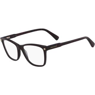 LONGCHAMP Unisex LO2613 602 Optiske stel Acetat Bordeaux Firkantet