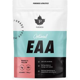 Pureness Athletics Optimal EAA-pulver, Mango & Hindbær, 350 g