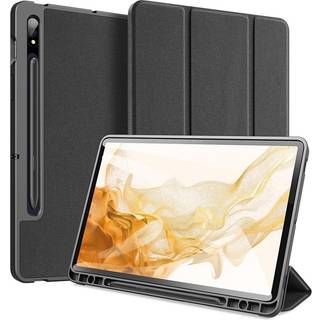 Samsung Tab S8 - DUX DUCIS Domo Series Tri-Fold Smart cover - Sort