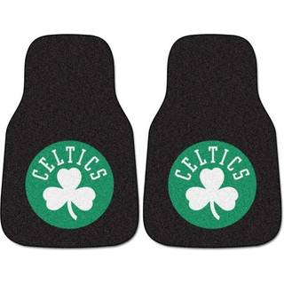 Fanmats - 9208 NBA Boston Celtics Nylon Face Carpet Car Mat Black 18 """" X27 """"