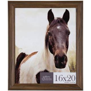 Galleri Solutions - 16 """" X20 """" - Wallnut Frame - Stor v?gramme - Stilfuld og alsidig l?sning - Favoritbilleder eller kunst - Rektangul?r ramme