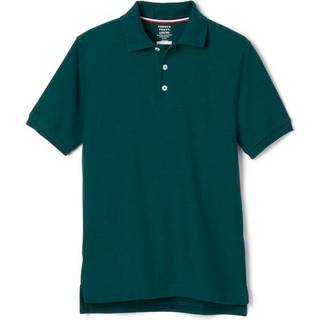 Franske toast drenge kort?rmet pique (standard & husky) polo shirt j?ger gr?n 4t os