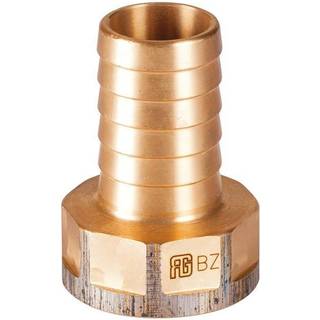 Slangnippel Guidi Hose Connecter Female, bronze, 1" G (BSP) (indvendig) til 30 mm (1 3/16") slange