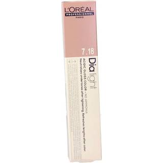 L’Oréal Professionnel Dia Light Permanent hårfarve Ammoniakfri Skygge 7.18 Biondo Genere Moka 50 ml - 50 ml