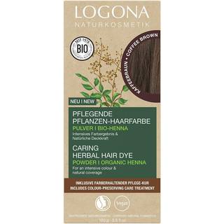 Logona Hårpleje Hair Colour Plejende plante-hårfarve Kaffebrun 100 g (1.020,00 kr / 1 kg) - 100 g