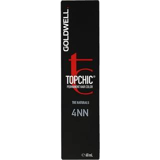 Goldwell Color Topchic The NaturalsPermanent Hair Color 4NN Mellembrun Ekstra 60 ml (1.600,00 kr / 1 l) - 60 ml