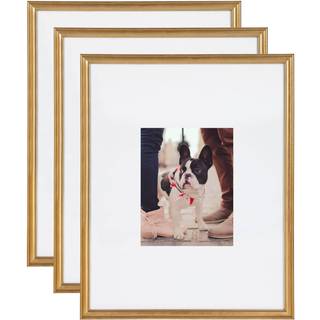Kate og Laurel Adlynn Wall Picture Frame Set 16 """" X 20 """" Mated to 8 """" X 10 """" Guld s?t p? 3