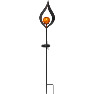 Star Trading - Solar Cell Lighting - Solar Cell Decoration Melilla - Sort - 70 cm