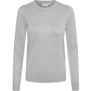 Saint Tropez Milasz Pullover Strik 30511753 Pearl Grey Mel (LARGE)