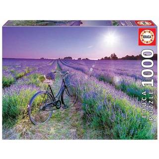 Educa 1000 Bike In A Lavender Field